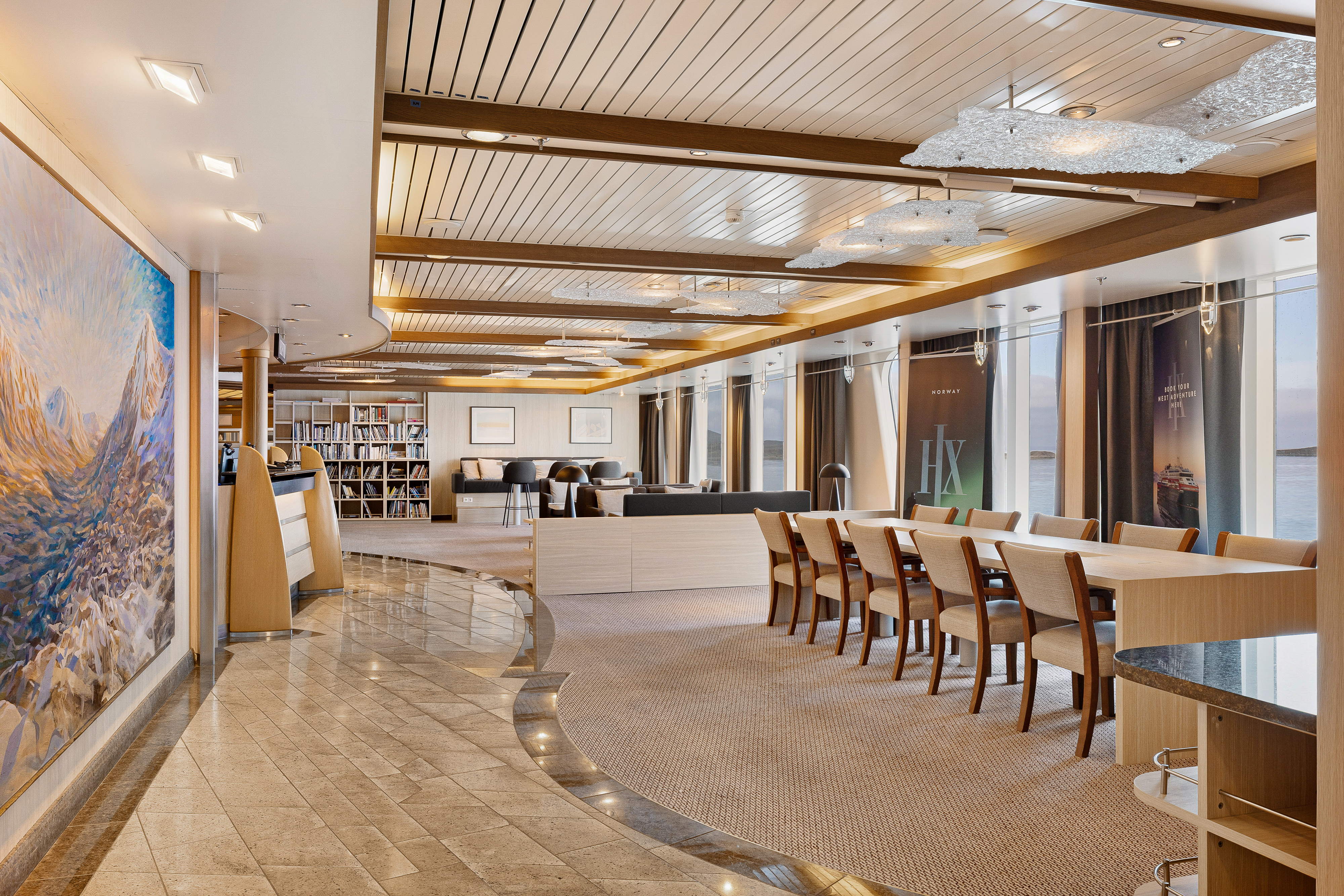 MS Fram - Reception & Expedition Desk